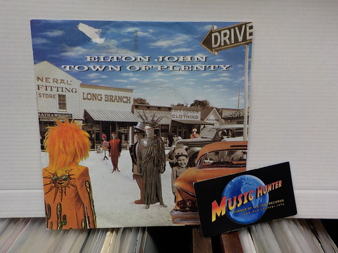 ELTON JOHN - TOWN OF PLENTY EX+/VG+ 7"