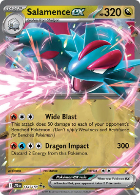 Salamence ex 114/131 - Journey Together - NM/M