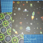 3 kpl avaruusaiheisia 15x15 papereita - pikkukuva 4