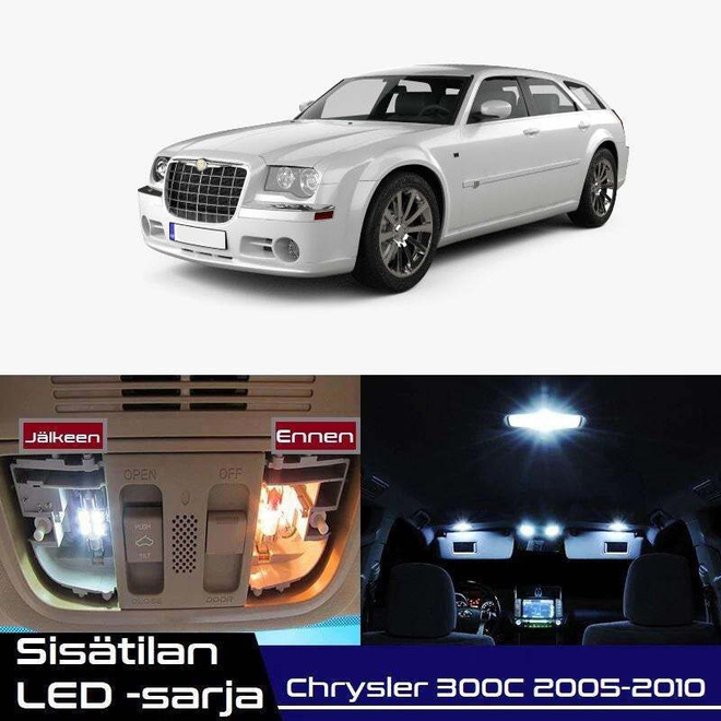Chrysler 300C (MK1) Sisätilan LED-sarja 13-osain