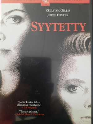 Syytetty (1988) Jodie Foster & Kelly McGillis - DVD