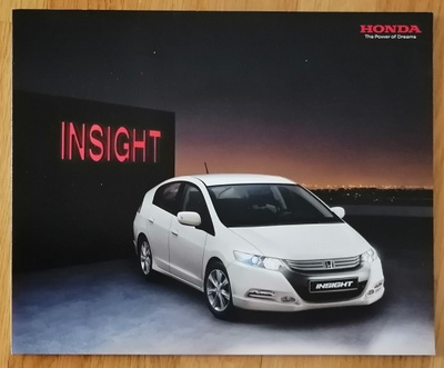 2010 Honda Insight esite - KUIN UUSI - 58 sivua - suom