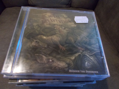 CD TOTAL DEVASTATION ** HONOUR THE DISORDER **