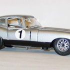 Majorette Jaguar E-type coupe hopeanharmaa, 1:24 - pikkukuva 2