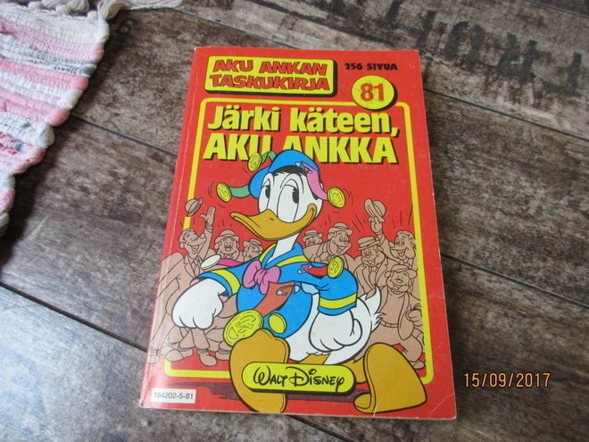Aku Ankan taskukirja 81 - Järki käteen, Aku Ankka (1.Painos)