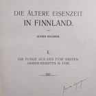 Alfred Hackman : Die ältere Eisenzeit in Finnland 1 - Die... - pikkukuva 3