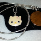 Hopea Hello kitty riipus kaulakoru 925 - pikkukuva 2