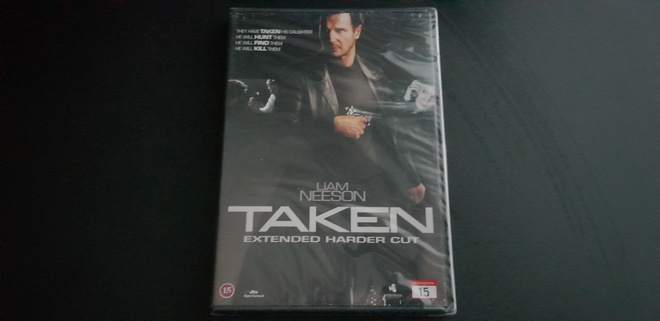 DVD: Taken - Extended Harder Cut (Liam Neeson 2007) UUSI