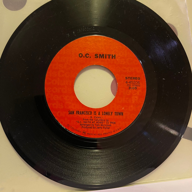 O.C.SMITH: Baby, I Need Your Loving * San Francisco is  *USA