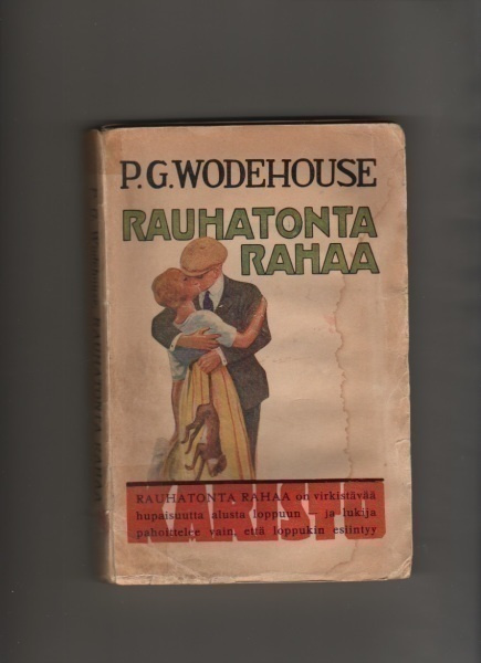 Wodehouse: Rauhatonta rahaa, Karisto 1924, nid., 1.p., K2