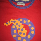 MARIMEKKO kuviopaita ph, 80 cm, pun., LOHIKÄÄRME - pikkukuva 1
