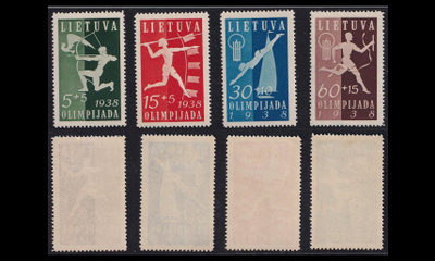 Liettua 417-20 * Kansalliset urheilukilpailut (1938)