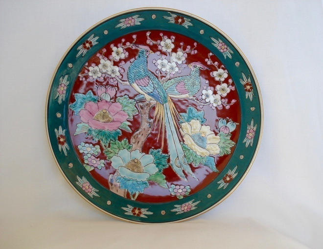 TAIDE- SEINÄLAUTANEN GOLD IMARI Japaani  Ø 24,5cm