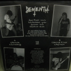 DEMENTIA - RETICULATION M-/M-  7" US 2010 - pikkukuva 2