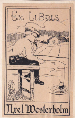 Ex Libris, Axel Westerholm , b676