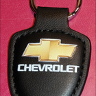 Pieni musta nahkainen Chevrolet avaimenperä #31631 - pikkukuva 1