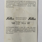 1965 Hellas JENKKI - PENTTI KATAINEN N:o 60 - HJK - pikkukuva 2