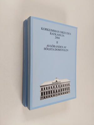 Korkeimman oikeuden ratkaisuja 2004 1-2
