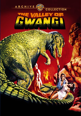 Valley of Gvangi 1969 T-Rex mellastaa. Ray Harryhausen -RARE