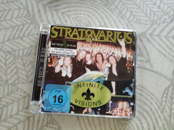 STRATOVARIUS: INFINITE VISIONS cd + dvd