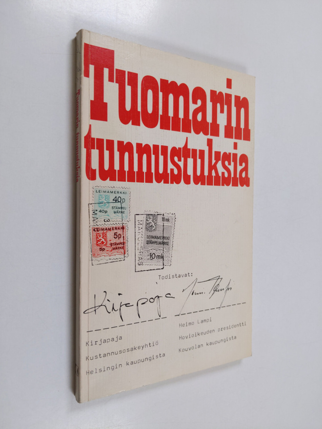 Heimo Lampi : Tuomarin tunnustuksia