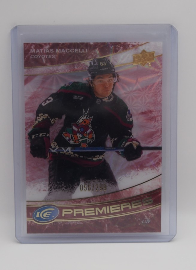 2022-23 Ice premieres Red Matias Maccelli /299