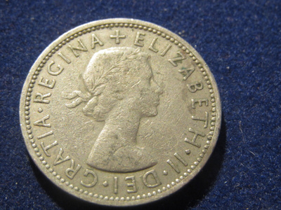 2 shillings 1967. Iso-Britannia
