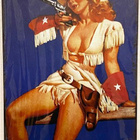 Pin-up kylttejä 5 kpl - pikkukuva 1