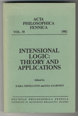 Intensional Logic: Theory and Applications
