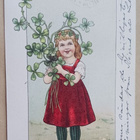 Pikkuneiti ja iso kimppu neliapiloita, p. 1903 Suomeen - pikkukuva 1
