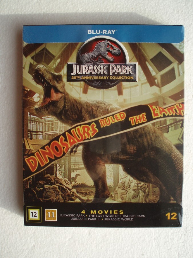 Jurassic Park 1-4 steelbook Blu-ray