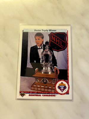 1990-91 Upper Deck Vezina Trophy Patrick Roy #207