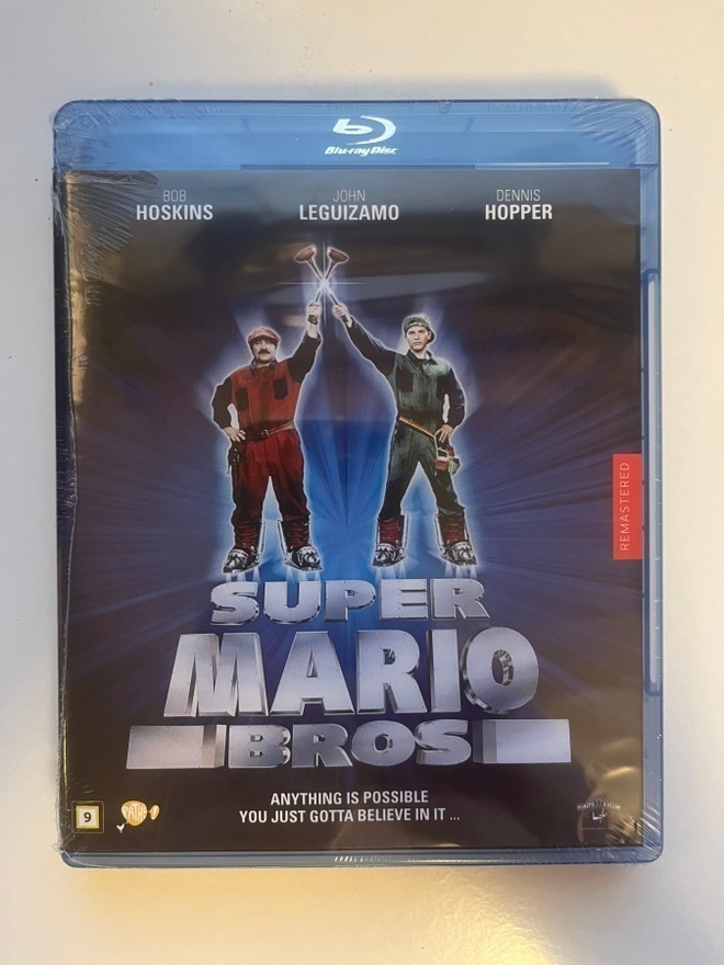 Super Mario Bros (Blu-ray) Bob Hoskins (1993) UUSI