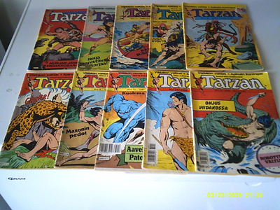 Tarzan-lehdet vv. 1978-1990 (10 kpl)