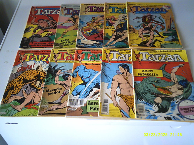 Tarzan-lehdet vv. 1978-1990 (10 kpl)