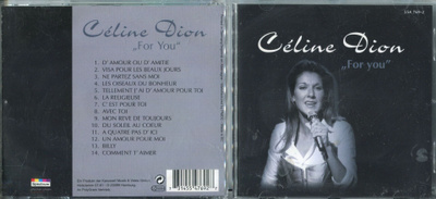CELINE DION . CD-LEVY . FOR YOU