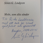 Sören G. Lindgren : Moln, som slits sönder (tekijän omist... - pikkukuva 3