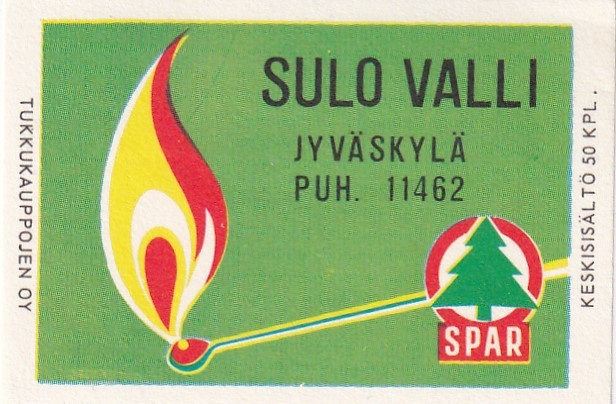 Jyväskylä. Sulo Valli, SPAR     8/3