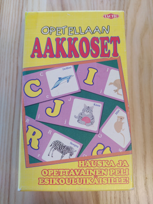 Opetellaan aakkoset peli