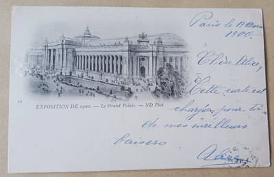 Pariisi, Pariisin maailmannäyttely 1900, mv pk, p. 1900