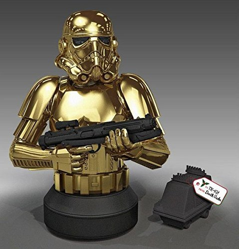 STAR WARS GENTLE GIANT GOLD STORMTROOP  - HEAD HUNTER STORE.