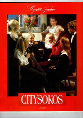 Hyvää Joulua CITYSOKOS 1989 Luettelo.