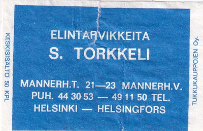 Helsinki, S. Torkkeli ,   s84