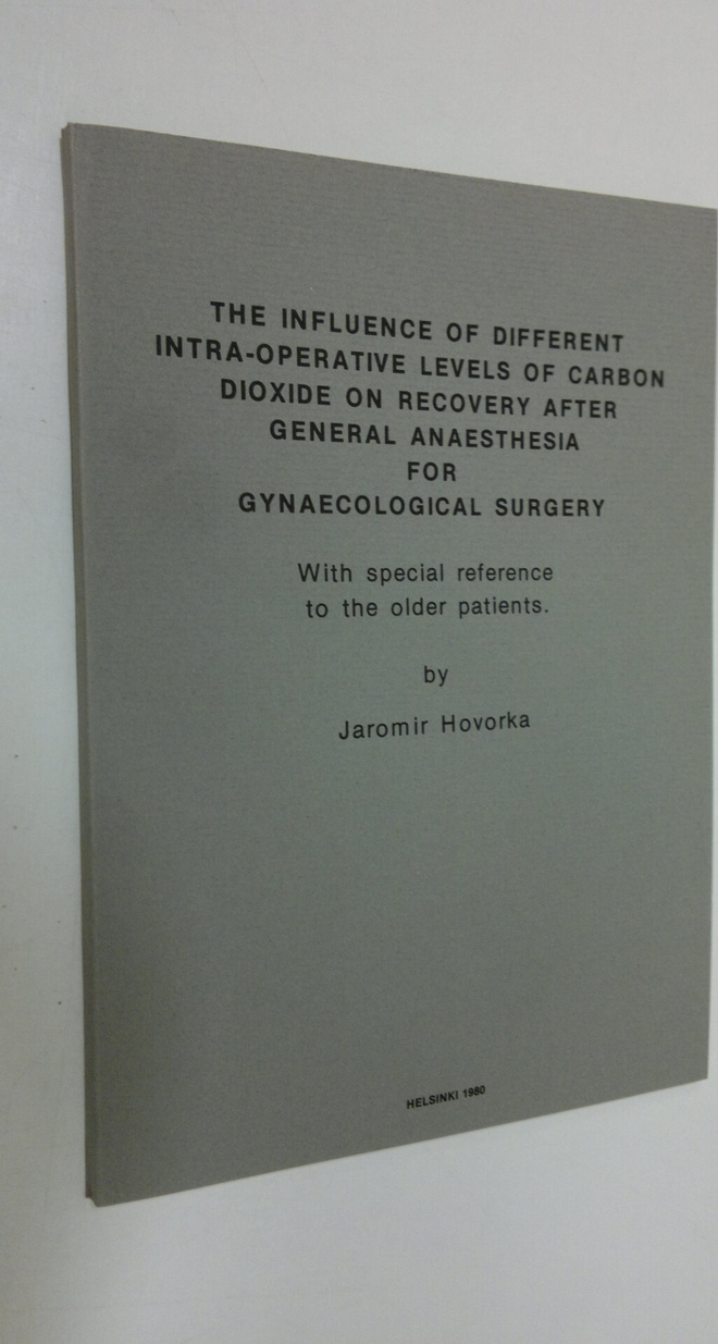 Jaromir Hovorka : The influence of different intra-operat...