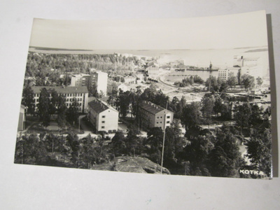 VANHA Postikortti Kotka 1950-l Alkup.Mallikappale