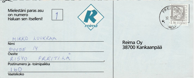 Postileima, PREITILÄ