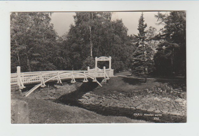 Postikortti OULU, Ainolan portti, vanha kortti 1960-luku