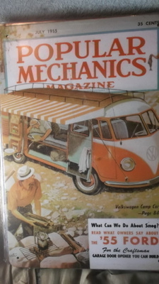 Peltikyltti Popular Mechanic. Volkswagen Kleinbus