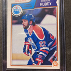 1983-84 Charlie Huddy O-Pee-Chee OPC Rookie Edmonton Oilers - pikkukuva 1