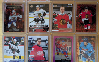 NHL Rookie RC -kortteja erivuosilta alk 0.50 EUR/kpl